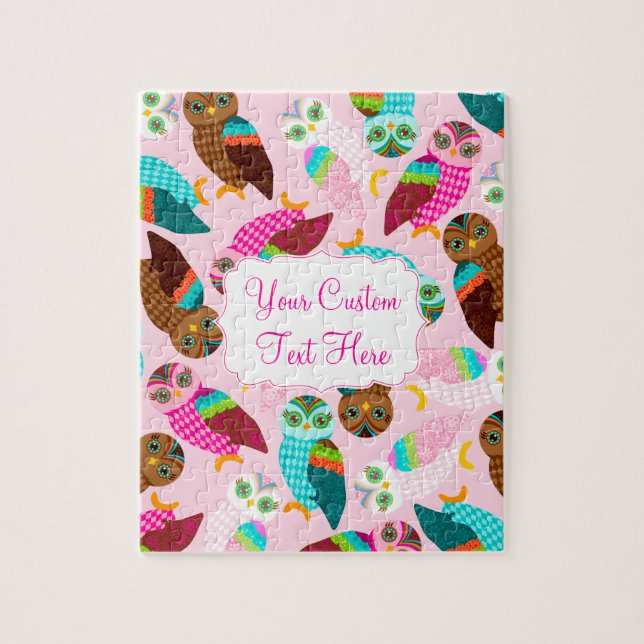 Hur nu lite ugglor? pussel (Vertikal)