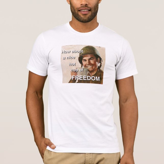 Hur om en trevlig hettkopp av FRIHET Tee (Framsida)