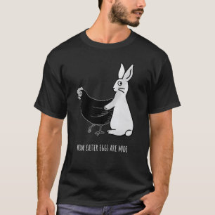 Hur Påskäggen görs till en bra kaninklämma T Shirt