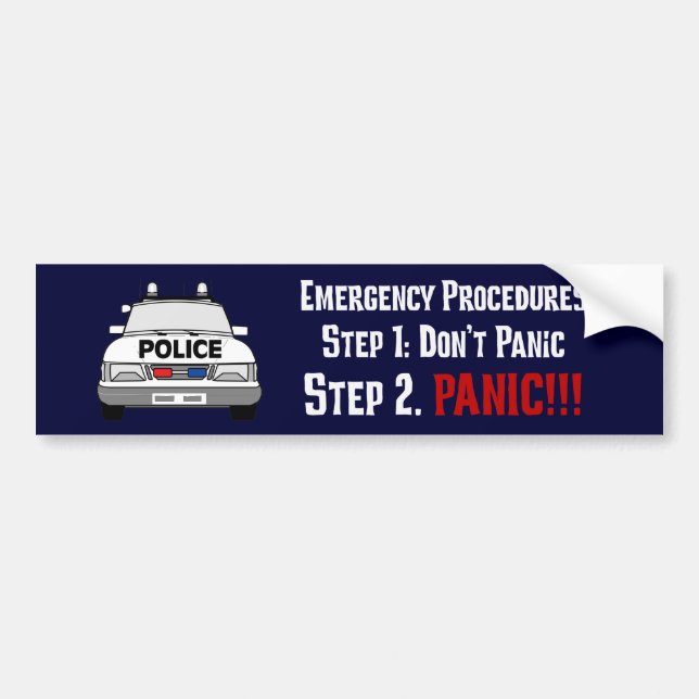 Hur polisar reagerar till din akut bildekal (Framsidan)