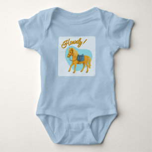 Hur! Pony Jersey Bodysuit/T-Shirt Kläder T Shirt