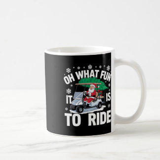 Hur roligt det är att köra jul tomte körning kaffemugg