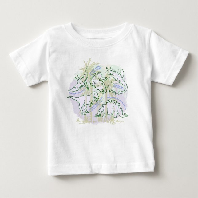 Hur säger du Dinosaurs baby t-shirt? Tröja (Framsida)