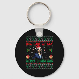 Hur säger vi God jul Kamala Harris? Nyckelring