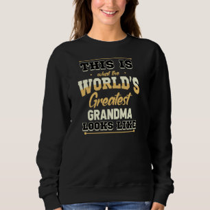 Hur ser världens Underbarare mormor ut som Granny T Shirt