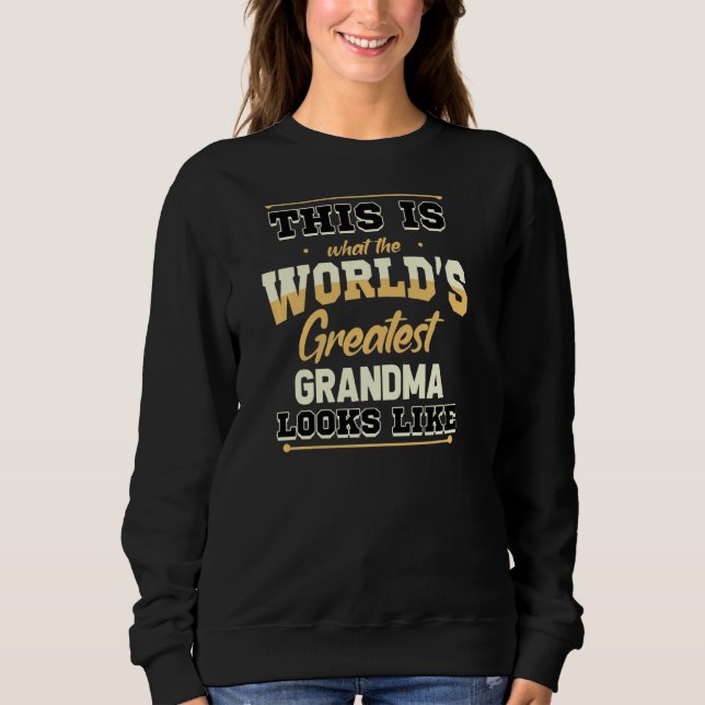 Hur ser världens Underbarare mormor ut som Granny  T Shirt (Framsida)