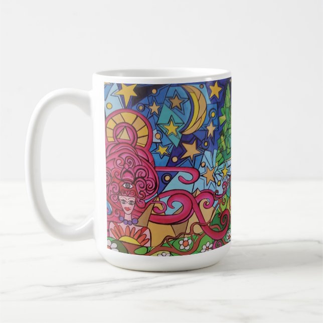 Hur ska mina trädgårdar växa? kaffemugg (Vänster)