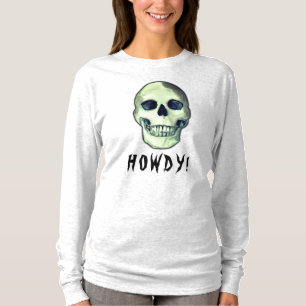 HUR? Skull lustig mörk humor T Shirt