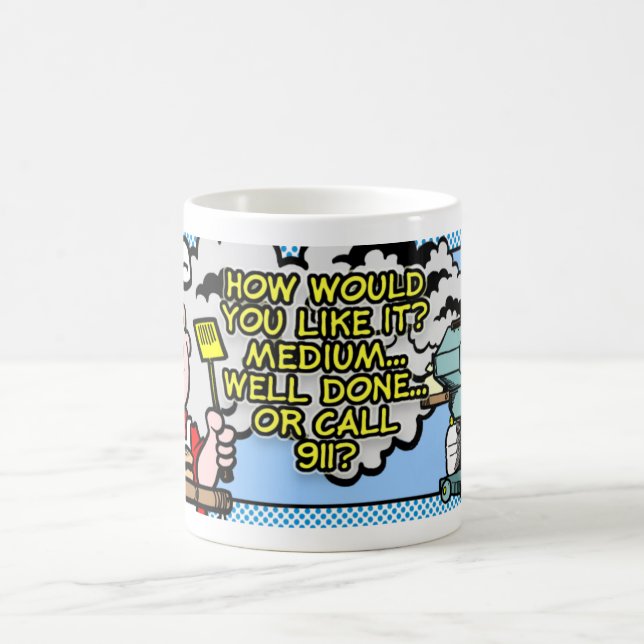 Hur skulle du vilja det? kaffemugg (Center)