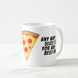 Hur som helst, du är bäst på pappa pizza kaffemugg