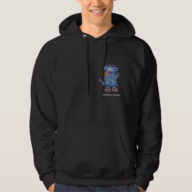 Hur som helst, populär Monster Hoody Sweatshirt (Framsida)