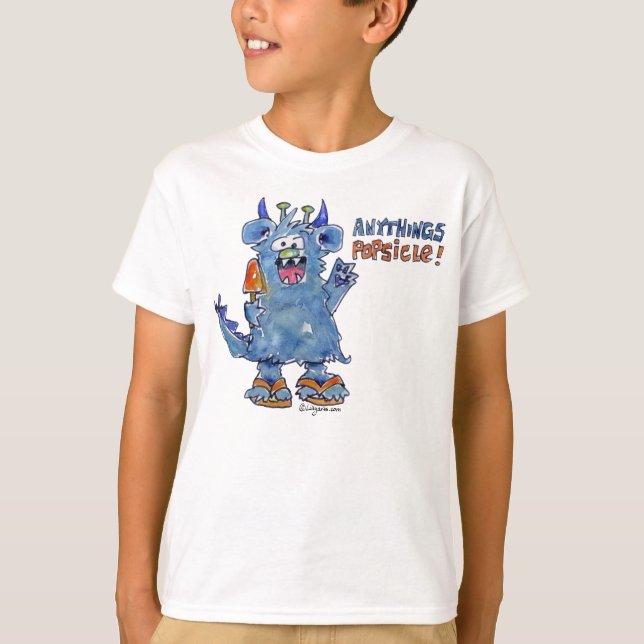 Hur som helst, populär Monster T Shirt (Framsida)