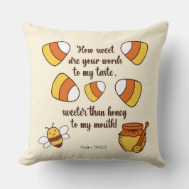 Hur söt är din Ord Candy corn? Kudde