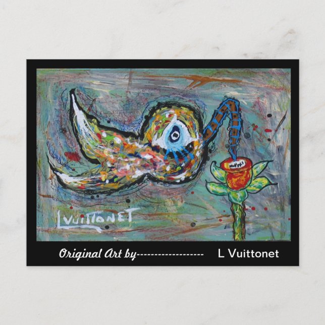 Hur sött det är #1 vykort (Framsida)