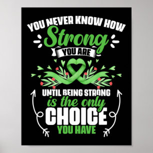 Hur stark du är - Bile Duct Cancer Gallblåsa Poster
