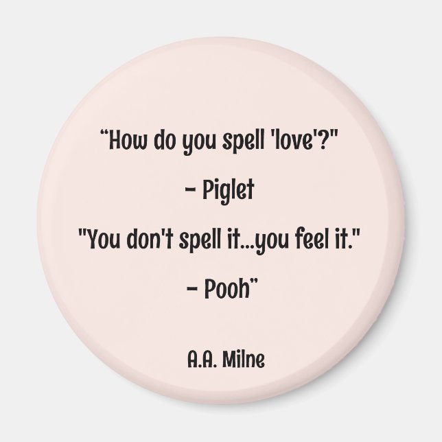 Hur stavar du kärlek? magnet (Framsidan)