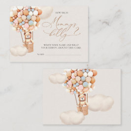 Hur stor är hennes Belly Biljett - Björnballonger? Tilläggskort