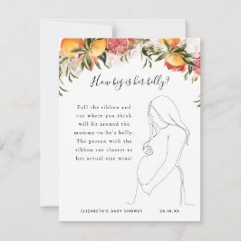 Hur Stor Är Hennes Mage | Baby Shower Lek