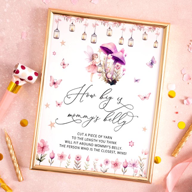 Hur stor är Mamma Belly Blommigt Fairy Garden? Poster (Skapare uppladdad)