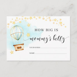 Hur stor är mammans mage varmluftsballong kort