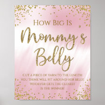 Hur stor är mammas mage Bebis-lek