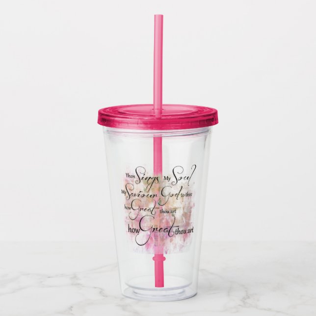 Hur stor du är take away mugg (Framsida)