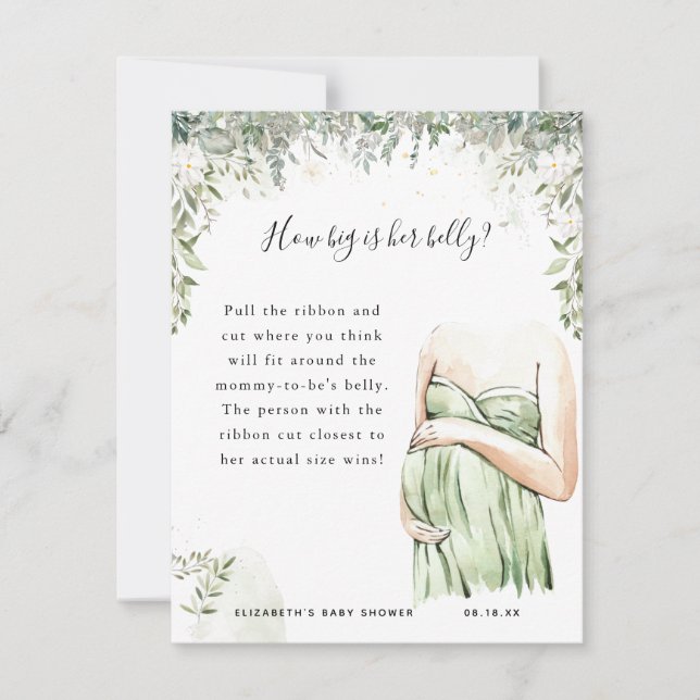 Hur stor hon är? | Barnstödsspel (Framsida)