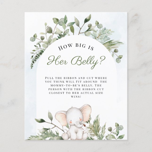 Hur stort är hennes blåa babyskor? (Framsida)