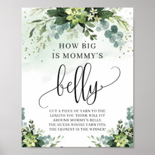 Hur stort är mamma Bebelly-speltecken? Poster
