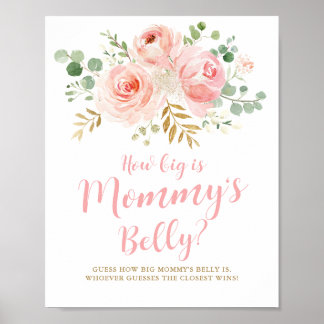 Hur stort är Mamma Belly Game-tecknet Poster
