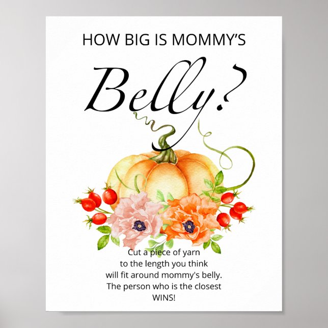Hur stort är mamma Blocky? Poster (Framsidan)