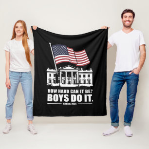 Hur Svårt Kan Det Vara Pojkar Gör Det Harris 2024 Fleecefilt