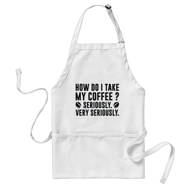 Hur tar jag mitt kaffe? förkläde (Framsidan)