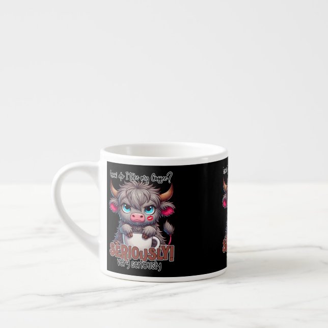Hur tar jag mitt kaffe? Seriöst Mycket seriöst  Espressomugg (Vänster)
