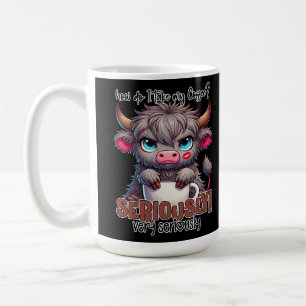 Hur tar jag mitt kaffe? Seriöst Mycket seriöst Kaffemugg