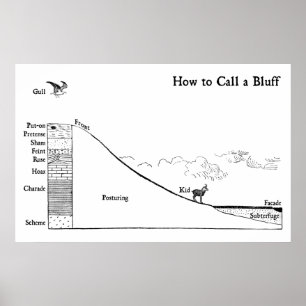 Hur till appellen en bluff poster