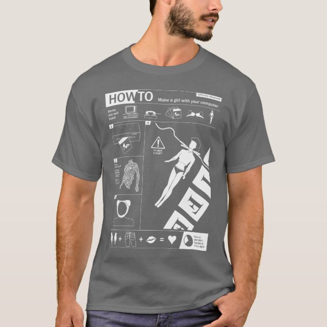 Hur till: Gör en kvinna med din dator T-shirt (Framsida)