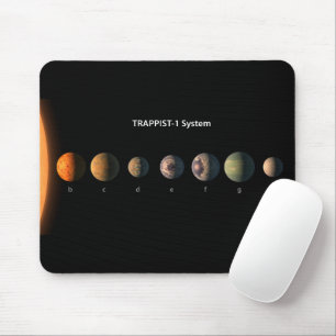Hur Trappist-1:s sju planeter kan se ut. Musmatta