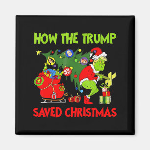 Hur Trump Räddade Julen Rolig Trump Jul Magnet