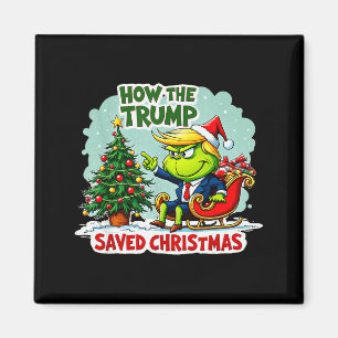 Hur Trump Räddade Julen Rolig Trump Jul Magnet