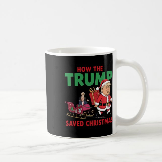 Hur Trump räddade julklapp Christma? Kaffemugg (Höger)