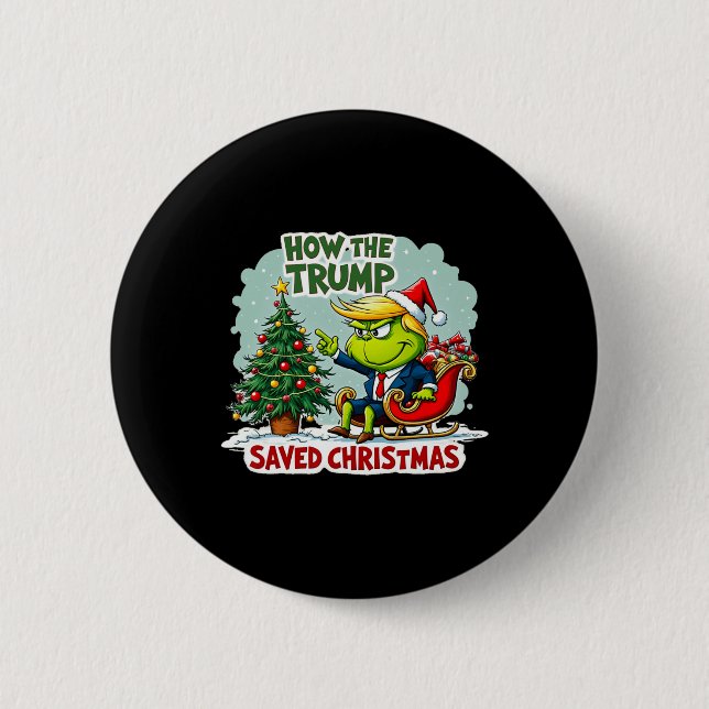 Hur Trump räddade julklapp Christma? Knapp (Framsida)