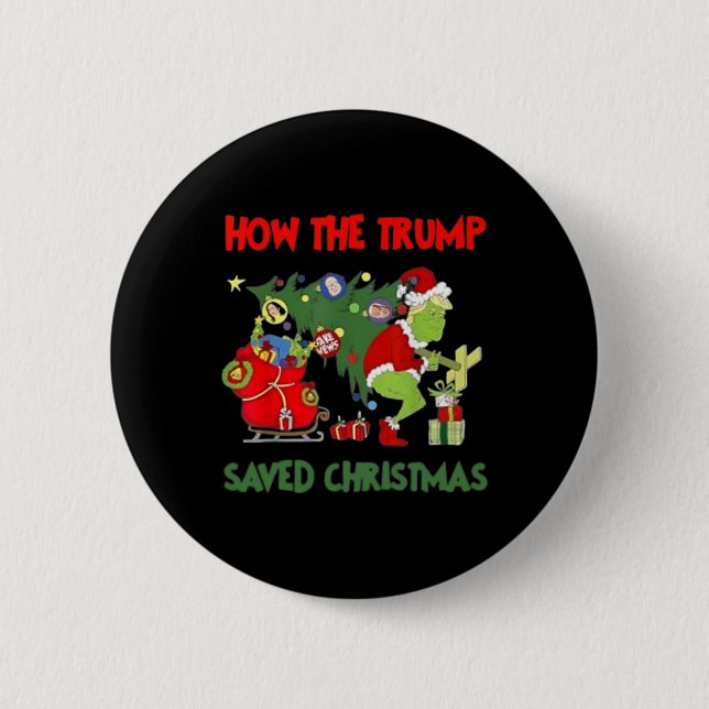 Hur Trump räddade julklapp Christma? Knapp (Framsida)