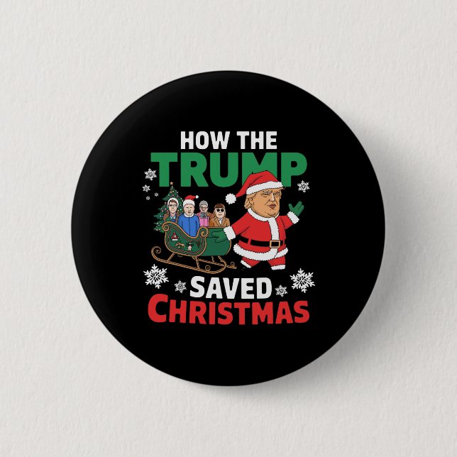 Hur Trump räddade julklapp Christma? Knapp (Framsida)
