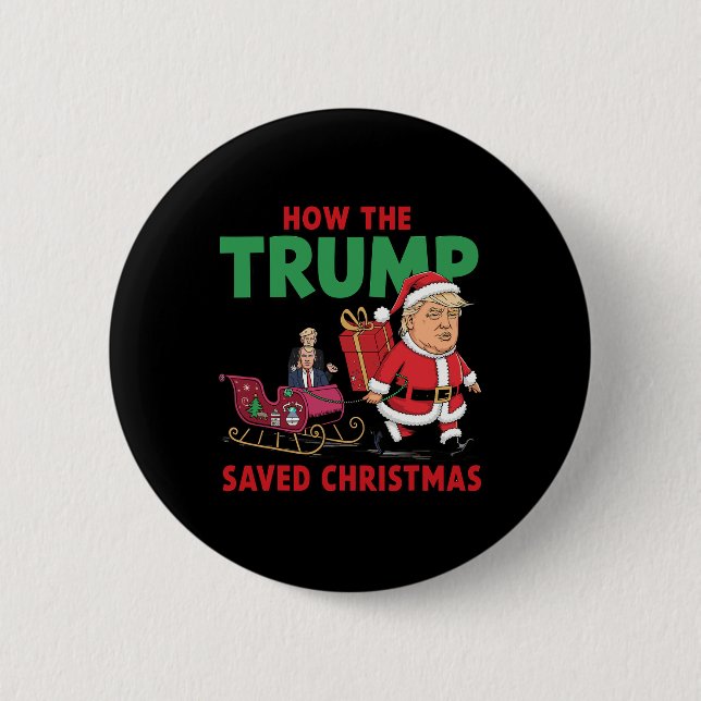 Hur Trump räddade julklapp Christma? Knapp (Framsida)