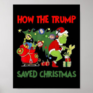 Hur Trump räddade julklapp Christma? Poster