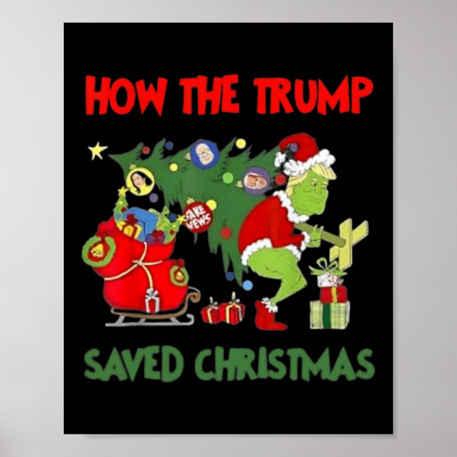 Hur Trump räddade julklapp Christma? Poster (Framsidan)
