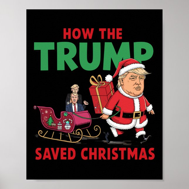 Hur Trump räddade julklapp Christma? Poster (Framsidan)