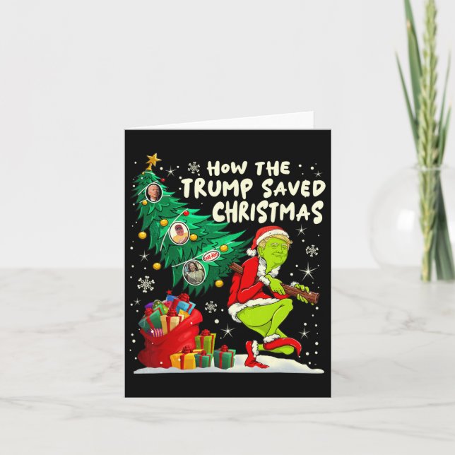 Hur Trump räddade julklapp Kort (Framsida)
