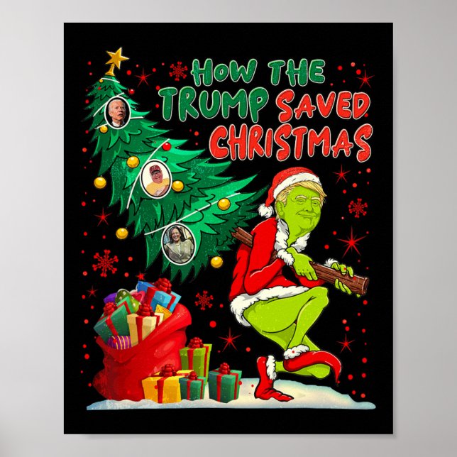 Hur Trump räddade julklapp Poster (Framsidan)
